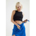 Атласная юбка с запахом