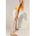 Атласные брюки с кружевом Атласные брюки с кружевом