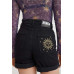 Астральные шорты с вышивкой