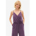 Очень мягкий комбинезон с запахом